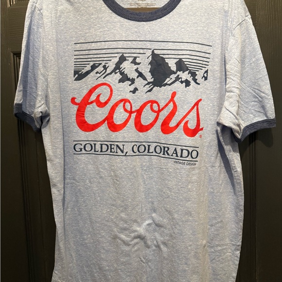 Coors Other - Coor’s Gray and Red Men's T-Shirt